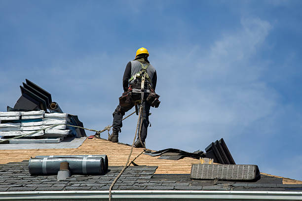 Professional Metal Roofing technician working in El Dorado Hills, CA